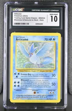 Articuno *CGC 10* Holo *Classic Collection* #9 * Pokemon - Image 1
