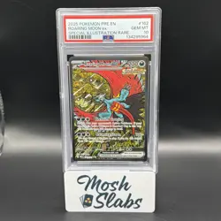 PSA 10 ROARING MOON EX 162/131 SIR PRISMATIC EVOLUTIONS POKEMON !! - Image 1