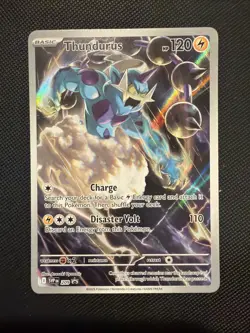Pokemon TCG Black Bolt Thundurus Black Star Promo SVP 209 ETB NM Condition - Image 1