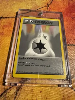 RARE Double Colorless Energy | Base Set 96/102 | Vintage Pokemon Card - Image 1