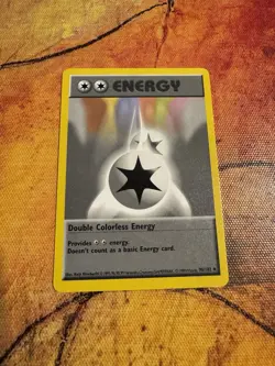 RARE Double Colorless Energy | Base Set 96/102 | Vintage Pokemon Card - Image 2