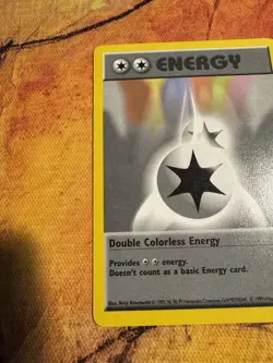 RARE Double Colorless Energy | Base Set 96/102 | Vintage Pokemon Card - Image 4