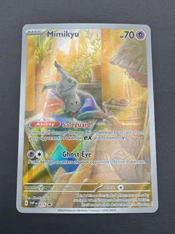 Pokemon TCG: Mimikyu 075 Black Star Promo LP - Image 1