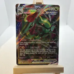 Pokemon Rayquaza VMAX Ultra Rare Full Art Holo 111/203 Evolving Skies - Image 1
