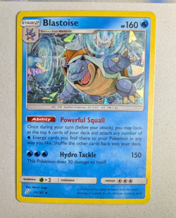 Blastoise Pokemon Team Up Promo Cracked Ice 25/181 MP - Image 3