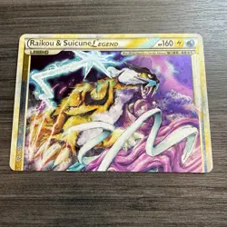 Pokemon Raikou & Suicune Legend Top Half 92/95 LP - Image 1