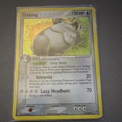 Pokemon TCG Slaking EX Deoxys Holo Rare 15/107 2005 English Card - Image 1