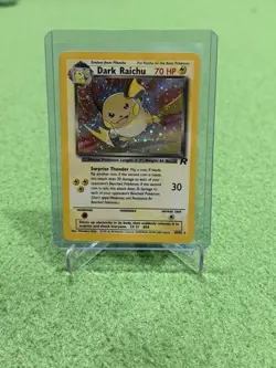 Pokemon Holo Secret Rare Card - Dark Raichu 83/82 (Team Rockets Set) - Image 1