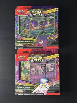 NEW Factory Sealed 2025 Pokemon Mega Battle Deck Mega Gengar And Diancie - Image 1