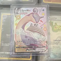 Pokemon Lapras VMAX Swsh01: Sword & Shield 203/202 Secret Rare Full Art Holo NM - Image 1