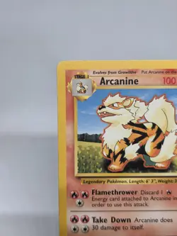 Pokemon TCG Arcanine 023/102 - Base Set - Regular - Unlimited WOTC Vintage 1999 - Image 2