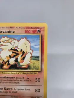 Pokemon TCG Arcanine 023/102 - Base Set - Regular - Unlimited WOTC Vintage 1999 - Image 3