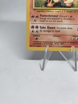 Pokemon TCG Arcanine 023/102 - Base Set - Regular - Unlimited WOTC Vintage 1999 - Image 4