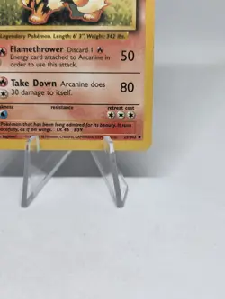 Pokemon TCG Arcanine 023/102 - Base Set - Regular - Unlimited WOTC Vintage 1999 - Image 5