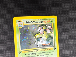 Pokemon TCG Erika's Venusaur 4/132 Gym Challenge 1st Edition Big Swirl Vintage - Image 3
