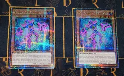 YUGIOH Vision HERO Faris x2 (RA01-EN004) Quarter Century Secret Rare 1st Ed NM - Image 1