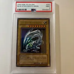 PSA 9 BLUE-EYES WHITE DRAGON SDK 2002 YU-GI-OH! STARTER DECK: KAIBA #001 - Image 1