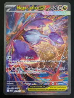 Mega Latias ex 181/132 Mega Evolution SIR Pokemon TCG Card NM - Image 1