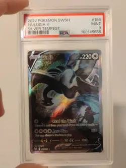 Lugia V Silver Tempest 186/195 Pokemon TCG Alt Art PSA 9 - Image 1
