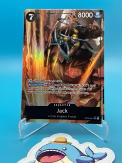 One Piece TCG OP08 Two Legends - Jack 084 Super Rare Alt Art English - NM - Image 1