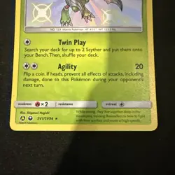 Scyther SV1/SV94 | Hidden Fates Shiny Vault Holo Rare Pokemon Card | Near Mint - Image 3