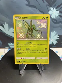 Pokemon Scyther SV1/SV94 Hidden Fates: Shiny Vault Holo NM - Image 1