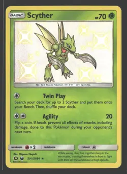 Scyther Hidden Fates: Shiny Vault #SV1/SV94 Pokemon HOLO - Image 1