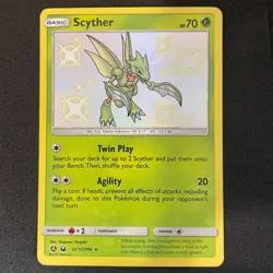 Scyther SV1/SV94 Hidden Fates: Shiny Vault Holo NM Pokemon TCG - Image 1