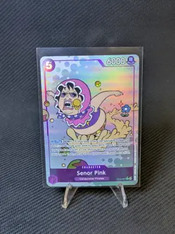 One Piece TCG Senor Pink Rare R OP10-067 Royal Blood English Foil Alt Art - Image 1