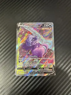 Pokemon TCG Galarian Slowking V 179/198 Alternate Art SWSH Chilling Reign - NM - Image 1