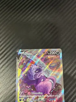 Pokemon TCG Galarian Slowking V 179/198 Alternate Art SWSH Chilling Reign - NM - Image 2