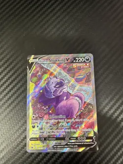 Pokemon TCG Galarian Slowking V 179/198 Alternate Art SWSH Chilling Reign - NM - Image 3