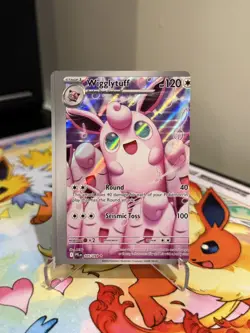 MISCUT ✂ Wigglytuff 105/094 IR | Pokemon TCG Phantasmal Flames 📦 FREE SHIPPING - Image 1