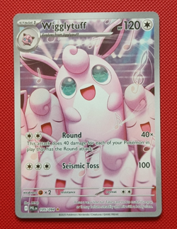 Pokemon TCG Wigglytuff 105/094 Phantasmal Flames Illustration Rare Holo Card - Image 1