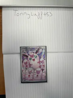 Pokemon TCG Wigglytuff 105/094 Holo Illustration Rare Phantasmal Flames Mint - Image 1