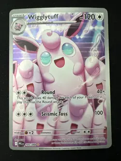 WIGGLYTUFF 105/094 ENGLISH PHANTASMAL FLAMES POKEMON TCG LP - Image 3