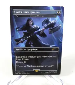 Gaia's Dark Hammer Colossus Hammer FINAL FANTASY Secret Lair MTG - Image 1