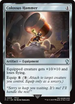 MTG Colossus Hammer [FINAL FANTASY Commander] Near Mint Magic - Image 1