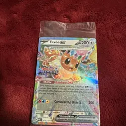 Pokemon Prismatic Evolutions Eevee ex 75/131 Surprise Box Stamped Promo MINT M - Image 1