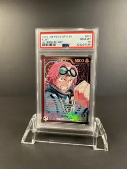 One Piece OP11-001 Koby Alternate Alt Art Leader PSA 10 4735 - Image 1