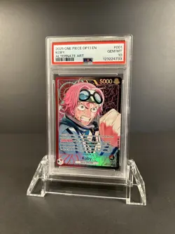 One Piece OP11-001 Koby Alternate Alt Art Leader PSA 10 4733 - Image 1