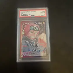 One Piece Koby Alternate Art Leader Op11-001 Psa 10 - Image 1