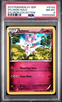 Sylveon XY04 PSA 8 NM-MT Holo Sylveon Collection Promo Pokemon Card 🔥🔥 - Image 1