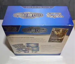 SEALED Pokemon Stellar Crown POKEMON CENTER ETB Elite Trainer Box - Image 1