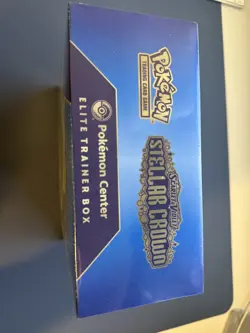 2024 Pokemon Stellar Crown Pokemon Center Factory Sealed ETB Elite Trainer Box - Image 2