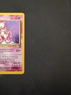 Mewtwo - 10/130 - Pokemon Base Set 2 Holo Rare Card WOTC - VLP - Image 3