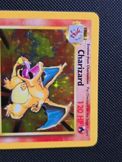 Pokemon Charizard 4/102 Base Set Holo Rare 1999 Lightly Played Vintage Card - Image 5