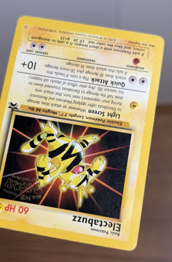 Electabuzz Black Star Promo 2 WB Movie Promo Pokemon Card WOTC NINTENDO LP - Image 3
