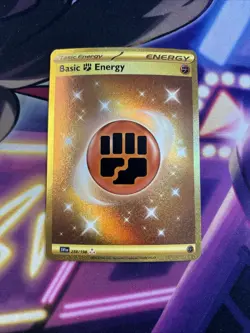Fighting Energy - 258/198 - Pokemon Scarlet Violet Base Secret Rare Card NM - Image 1