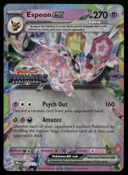 Espeon ex - (Prismatic Evolutions Stamp) Promo Miscellaneous Cards & Products 0 - Image 1